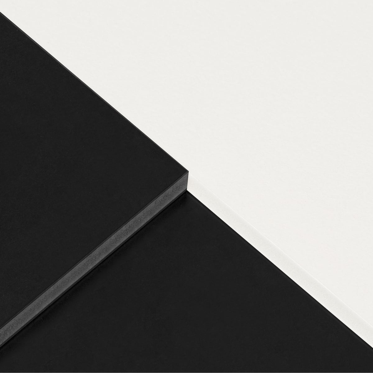 Leichtschaumplatten KAPA graph | schwarze & weiße Ausführung