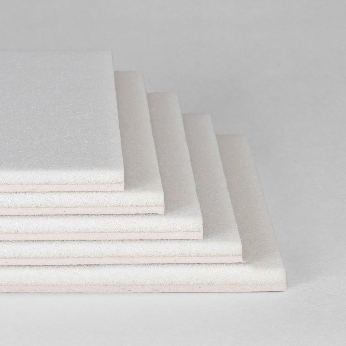 Sheet lamination service foam glued to grey board