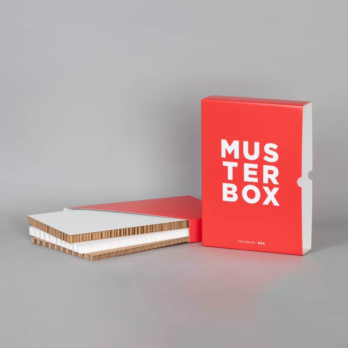 Musterbox Wabenplatten | DIN A4