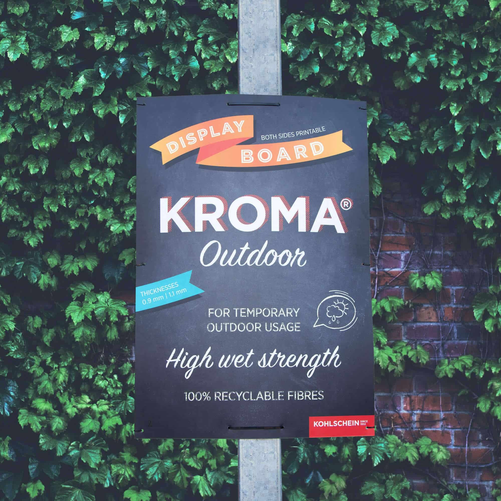 Schilder / Plakat aus KROMA Outdoor