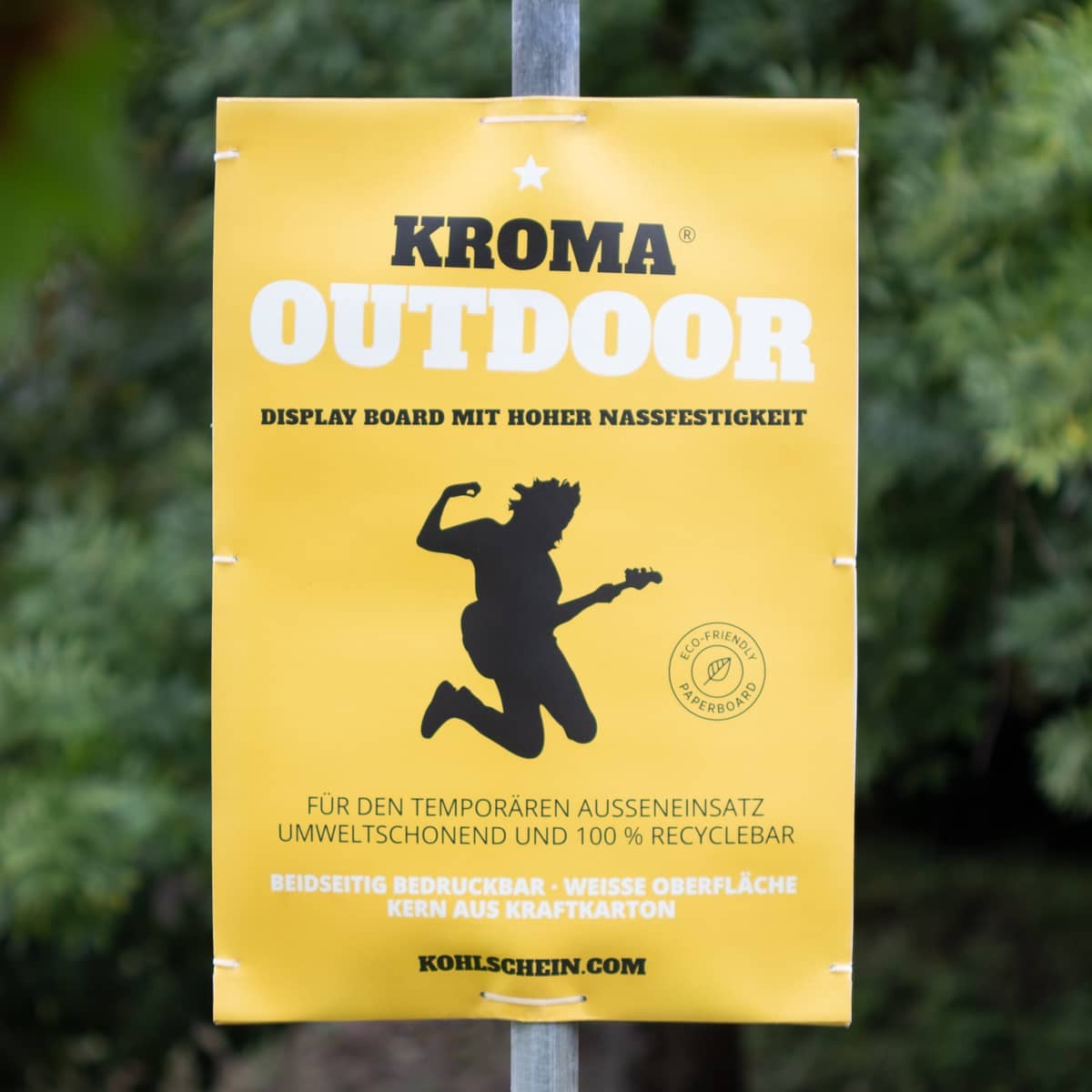 Digital print poster made of KROMA Outdoor